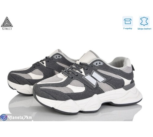 Кросівки жіночі на весну/осінь (8 пар р.36-41) сірий  "STILLI Group"
