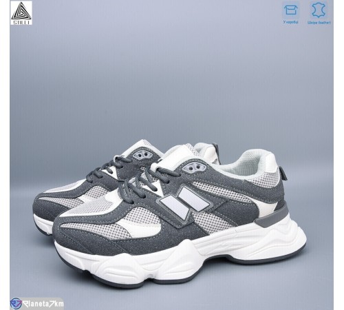 Кросівки жіночі на весну/осінь (8 пар р.36-41) сірий  "STILLI Group"