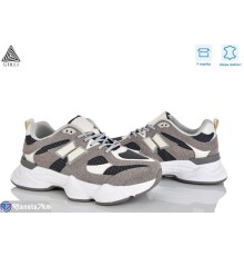 Кросівки жіночі на весну/осінь (8 пар р.36-41) сірий  "STILLI Group"