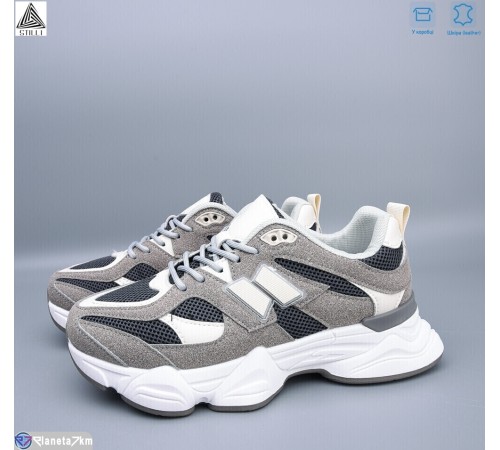 Кросівки жіночі на весну/осінь (8 пар р.36-41) сірий  "STILLI Group"