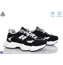 Кросівки жіночі на весну/осінь (8 пар р.36-41) чорний  "STILLI Group"