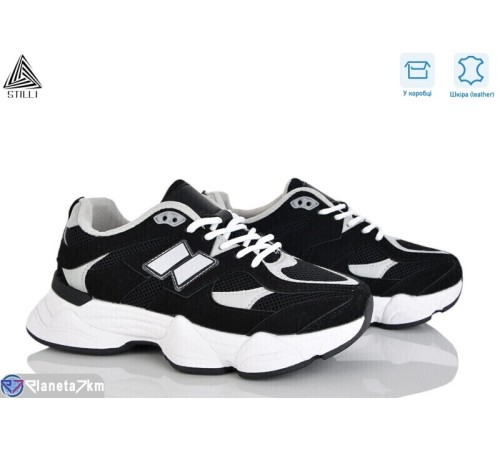 Кросівки жіночі на весну/осінь (8 пар р.36-41) чорний  "STILLI Group"