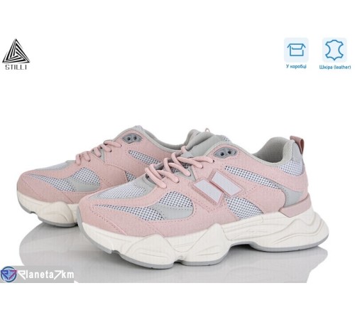 Кросівки жіночі на весну/осінь (8 пар р.36-41) рожевий  "STILLI Group"