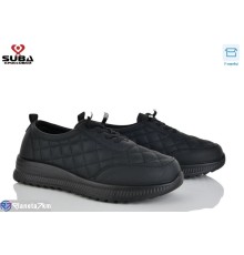 Кросівки жіночі на весну/осінь (6 пар р.40-42) чорний  "SUBA"