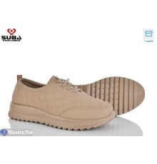 Кросівки жіночі на весну/осінь (6 пар р.40-42) коричневий  "SUBA"