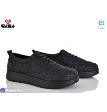 Кросівки жіночі на весну/осінь (6 пар р.40-42) чорний  "SUBA"
