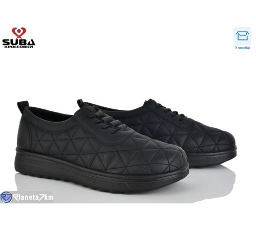 Кросівки жіночі на весну/осінь (6 пар р.40-42) чорний  "SUBA"
