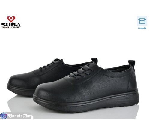 Кросівки жіночі на весну/осінь (6 пар р.40-42) чорний  "SUBA"