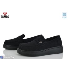 Туфлі жіночі на весну/осінь (8 пар р.37-41) чорний  "SUBA"