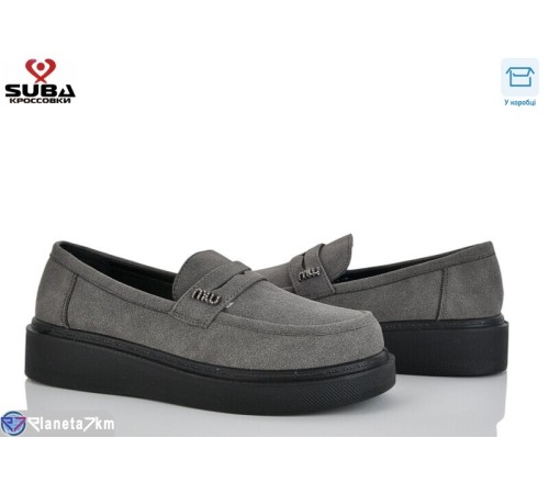 Туфлі жіночі на весну/осінь (8 пар р.37-41) сірий  "SUBA"