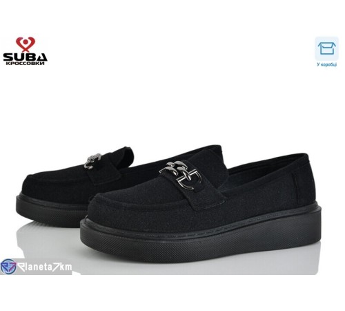 Туфлі жіночі на весну/осінь (8 пар р.37-41) чорний  "SUBA"