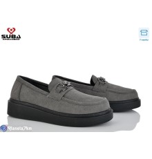 Туфлі жіночі на весну/осінь (8 пар р.37-41) сірий  "SUBA"