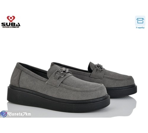 Туфлі жіночі на весну/осінь (8 пар р.37-41) сірий  "SUBA"