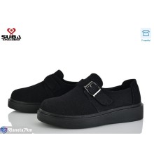 Туфлі жіночі на весну/осінь (8 пар р.37-41) чорний  "SUBA"