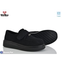 Туфлі жіночі на весну/осінь (8 пар р.37-41) чорний  "SUBA"