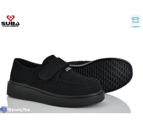 Туфлі жіночі на весну/осінь (8 пар р.37-41) чорний  "SUBA"