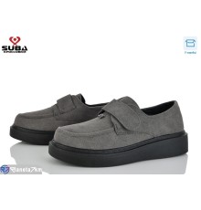 Туфлі жіночі на весну/осінь (8 пар р.37-41) сірий  "SUBA"