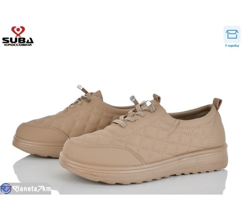 Кросівки жіночі на весну/осінь (8 пар р.37-42) коричневий  "SUBA"