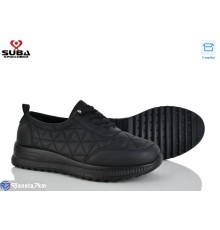 Кросівки жіночі на весну/осінь (8 пар р.37-42) чорний  "SUBA"