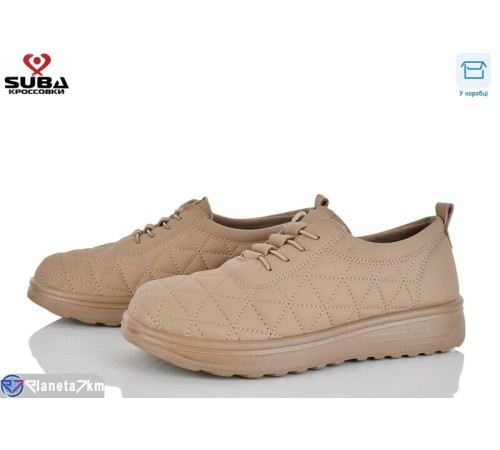 Кросівки жіночі на весну/осінь (8 пар р.37-42) коричневий  "SUBA"