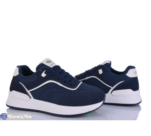 Кросівки жіночі на весну/осінь (8 пар р.36-41) синій  "LOREDANA"