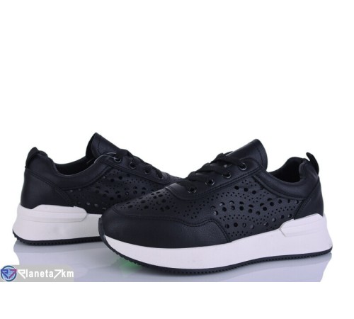 Кросівки жіночі на літо (8 пар р.36-41) чорний  "LOREDANA"