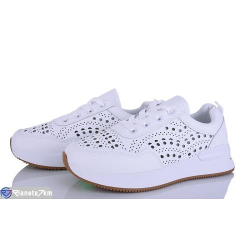 Кросівки жіночі на літо (8 пар р.36-41) білий  "LOREDANA"