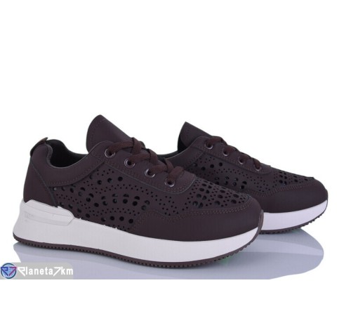 Кросівки жіночі на літо (8 пар р.36-41) коричневий  "LOREDANA"