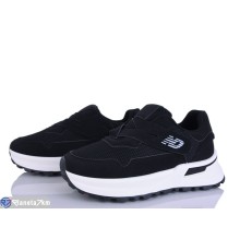 Кросівки жіночі на весну/осінь (8 пар р.36-41) чорний  "LOREDANA"