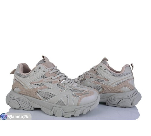 Кросівки жіночі на весну/осінь (8 пар р.36-41) бежевий  "LOREDANA"