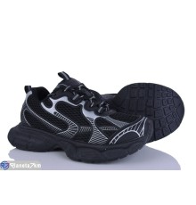 Кросівки жіночі на весну/осінь (8 пар р.36-41) чорний  "LOREDANA"