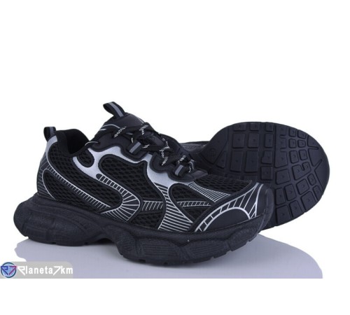 Кросівки жіночі на весну/осінь (8 пар р.36-41) чорний  "LOREDANA"