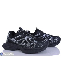 Кросівки жіночі на весну/осінь (8 пар р.36-41) чорний  "LOREDANA"