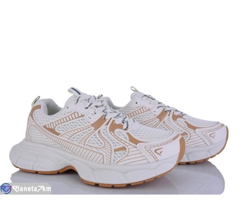 Кросівки жіночі на весну/осінь (8 пар р.36-41) бежевий  "LOREDANA"