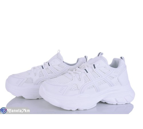 Кросівки жіночі на весну/осінь (8 пар р.36-41) білий  "LOREDANA"