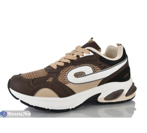 Кросівки жіночі на весну/осінь (8 пар р.37-41) коричневий  "Lilin"