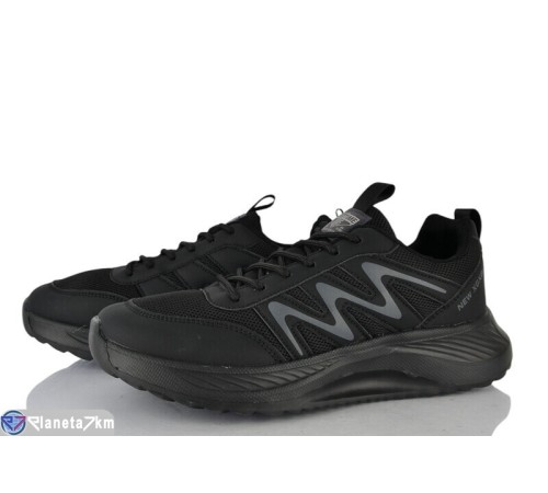 Кросівки чоловічі на весну/осінь (8 пар р.39-44) чорний  "LEVLU"