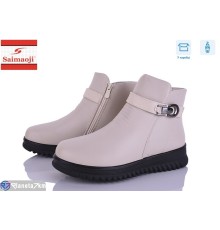Черевики жіночі на весну/осінь (8 пар р.37-42) бежевий  "Saimaoji"