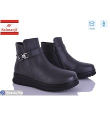 Черевики жіночі на весну/осінь (8 пар р.37-42) сірий  "Saimaoji"