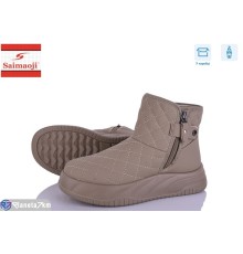 Черевики жіночі на весну/осінь (8 пар р.36-41) коричневий  "Saimaoji"