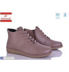 Черевики жіночі на весну/осінь (6 пар р.41-43) коричневий  "Saimaoji"