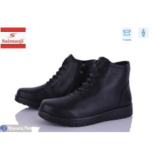Черевики жіночі на весну/осінь (6 пар р.41-43) чорний  "Saimaoji"