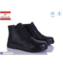 Черевики жіночі на весну/осінь (6 пар р.41-43) чорний  "Saimaoji"
