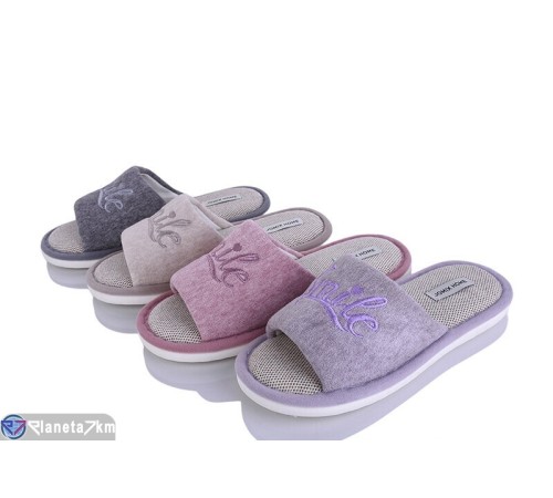 Тапки жіночі на весну/осінь (12 пар р.36-41) мікс  "LINKA"