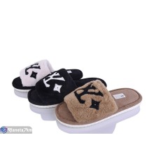 Тапки жіночі на весну/осінь (12 пар р.36-41) мікс  "LINKA"