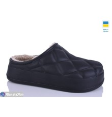 Жіночі сабо на зиму (6 пар р.36-41) чорний  "Korka"