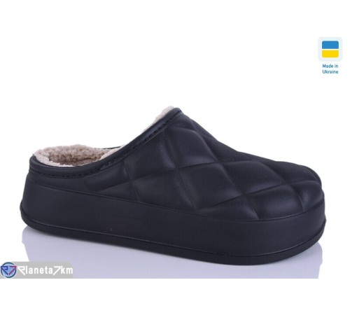 Жіночі сабо на зиму (6 пар р.36-41) чорний  "Korka"