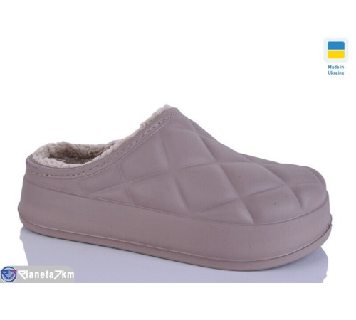 Жіночі сабо на зиму (6 пар р.36-41) бежевий  "Korka"