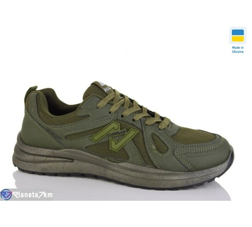 Кросівки чоловічі на весну/осінь (8 пар р.41-45) хакі  "Korka"