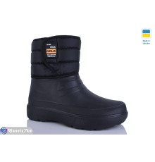 Чоловічі чоботи з піни на зиму (8 пар р.41-46) чорний  "Korka"